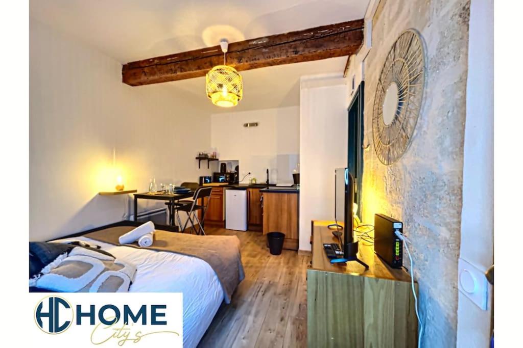 Studio Au Coeur Historique De Montpellier, 2 Personnes Et Wifi Exteriör bild
